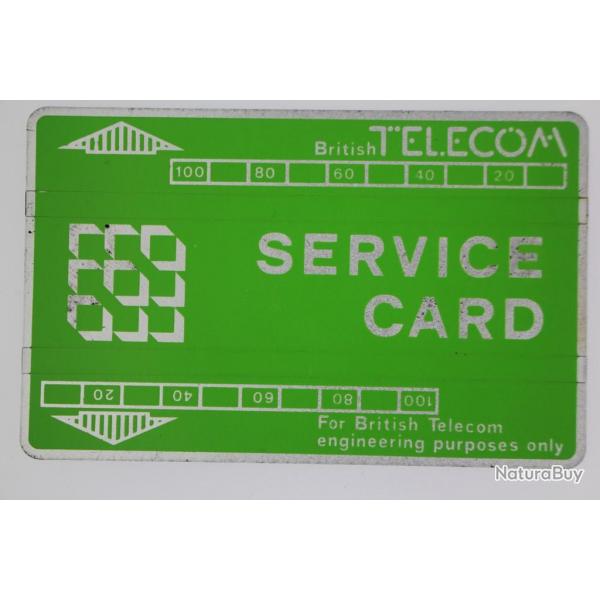 Tlcarte de service Landis & Gyr Service Card 806S BTS002 Royaume-Uni
