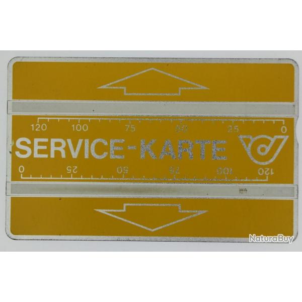 Tlcarte de service Landis & Gyr Service-Karte 003A Autriche 1990
