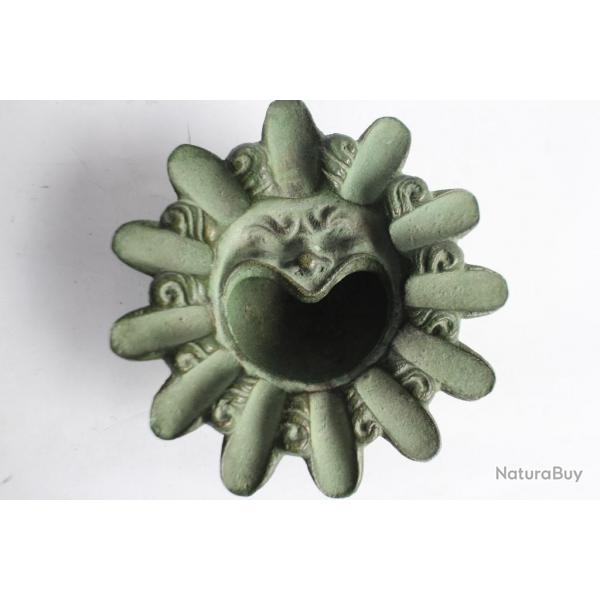 Cendrier bronze patine verte  l'antique 1940