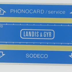 Télécarte de service Phonocard 12 Landis & Gyr Sodeco 611S Turquie 1986