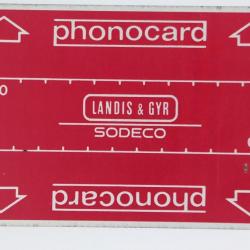 Télécarte Landis & Gyr Sodeco 00 208 273 Frankfurt demo 6 Allemagne