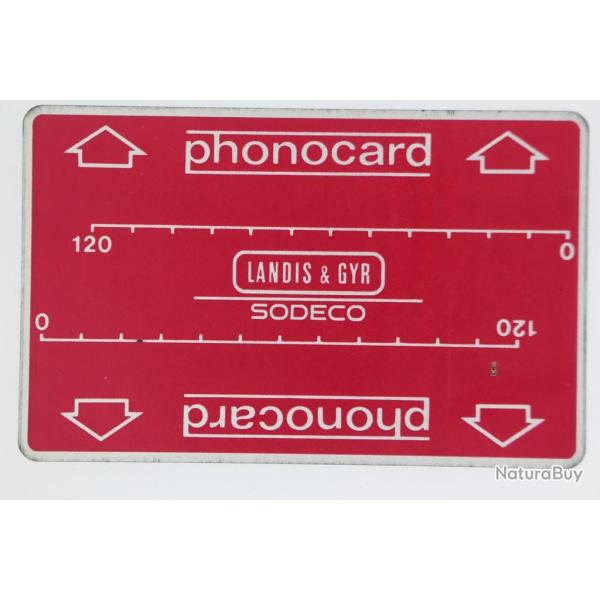 Tlcarte Landis & Gyr Sodeco 00 208 273 Frankfurt demo 6 Allemagne