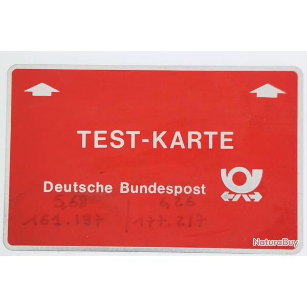 Tlcarte L&G Test-Karte Deutsche Bundespost 03 058 750 Allemagne