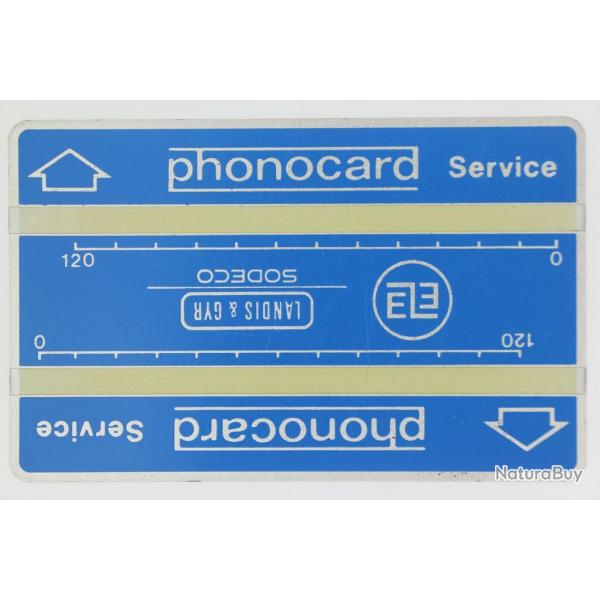 Tlcarte de service Landis & Gyr Sodeco 703S Tawan