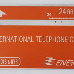 Télécarte Landys & Gyr International Telephone Card Energia Russie URSS