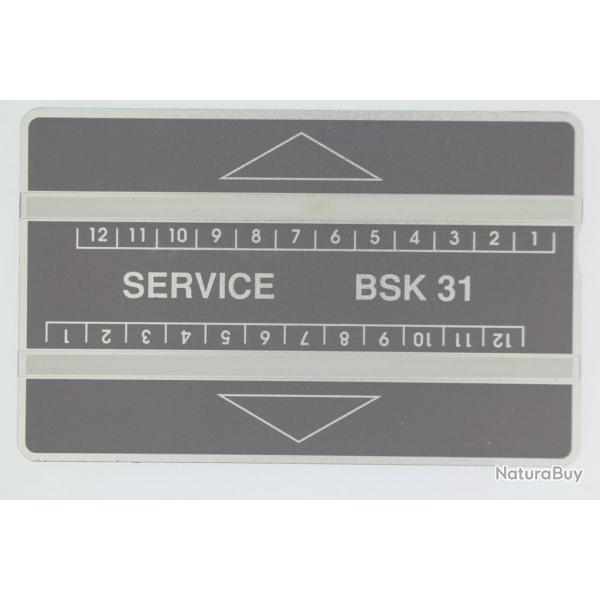 Tlcarte Suisse Landis & Gyr Service BSK 31