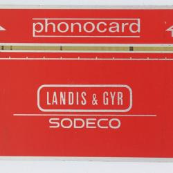 Télécarte Landis & Gyr Phonocard Sodeco Allemagne 1st Thermal Band Trial
