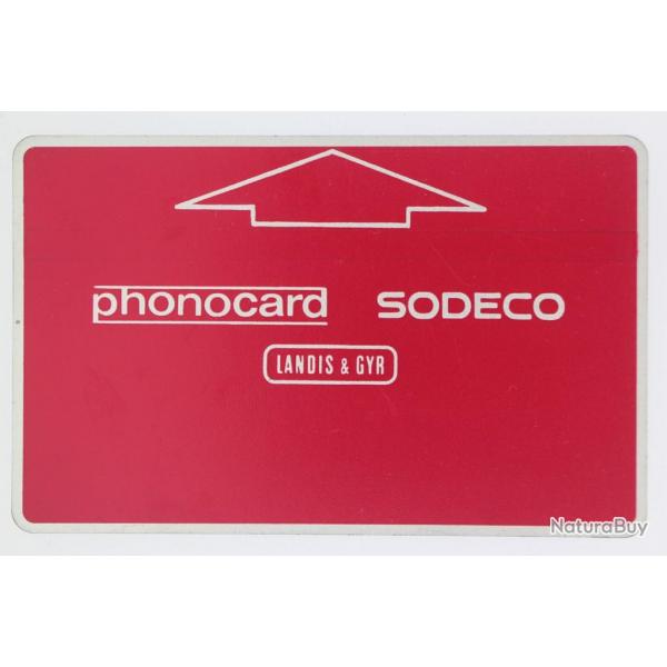 Tlcarte d'essai L&G Phonocard Francfort 00 219 177 Allemagne 1981