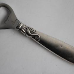 Décapsuleur argent massif Frigast Denmark Dolphin