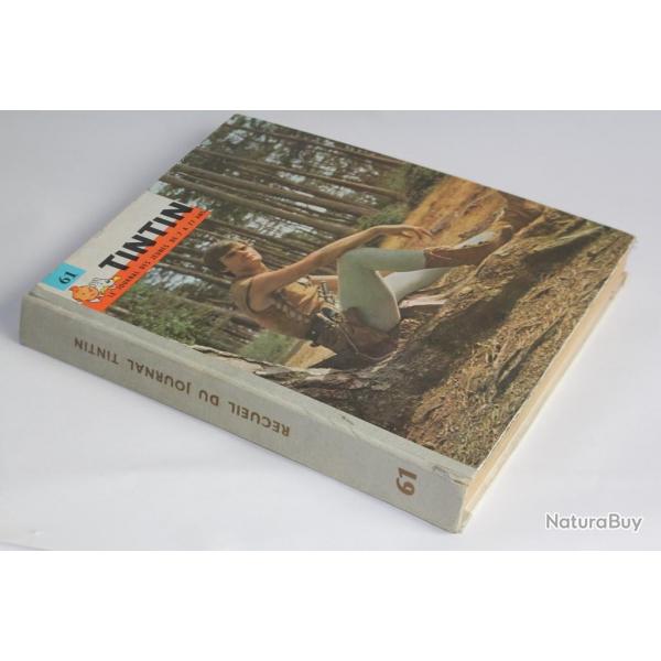 Recueil Journal TINTIN n61 du n806 au 815 Reli 1964