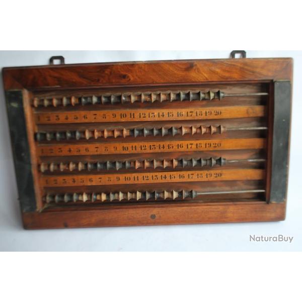 Ancien boulier de billard bois