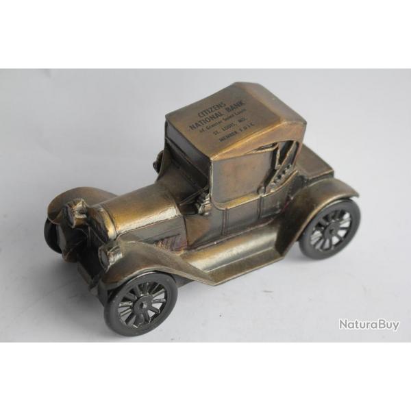 Tirelire publicitaire Citizens National Bank Automobile 1915