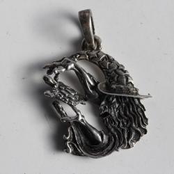 Pendentif argent Sorcier bijoux