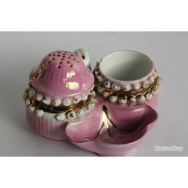 Service  condiments porcelaine