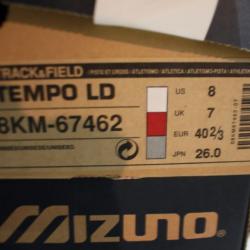 Chaussures de course à pointes MIZUNO Track & Field Tempo LD T 40 2/3