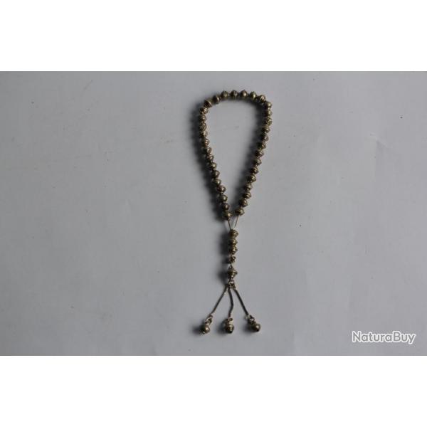 Collier de prire Misbaha Tasbih argent