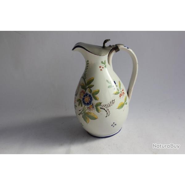 Pichet faence Saint Clment tain
