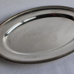 CHRISTOFLE Grand plateau ovale Malmaison