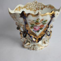 Vase de mariage porcelaine Vieux Paris religion