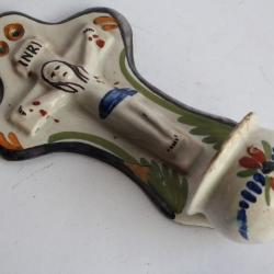 Bénitier faïence Nevers XVIIIe siècle