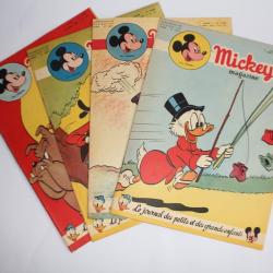 Mickey Magazine Août 1953 n°148 à n°151
