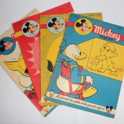 Mickey Magazine Juin 1953 n°139 à n°142