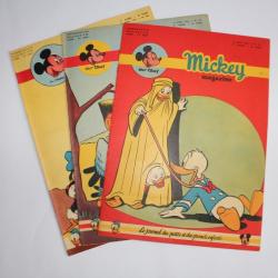 Mickey Magazine Avril 1953 n°130 à n°133