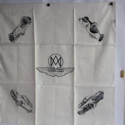 Foulard soie Aston Martin Owners Club automobile
