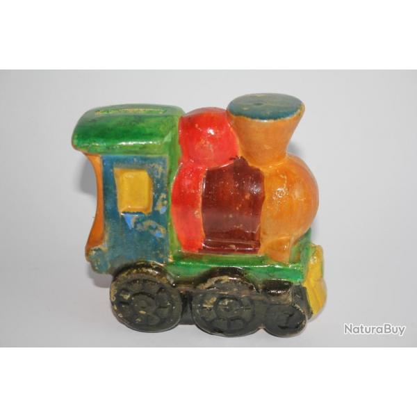 Tirelire  casser Train Locomotive