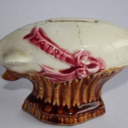 Tirelire à casser barbotine Zeppelin Patrie