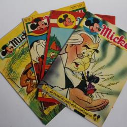 Mickey Magazine Novembre 1954 n°213 à n°216