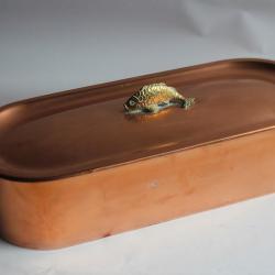 Ancienne Poissonnière en cuivre cuisine