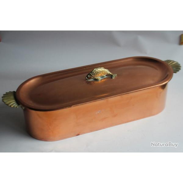 Ancienne Poissonnire en cuivre cuisine