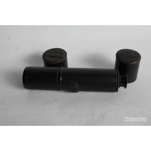 Longue vue et son tui cuir instrument d'optique