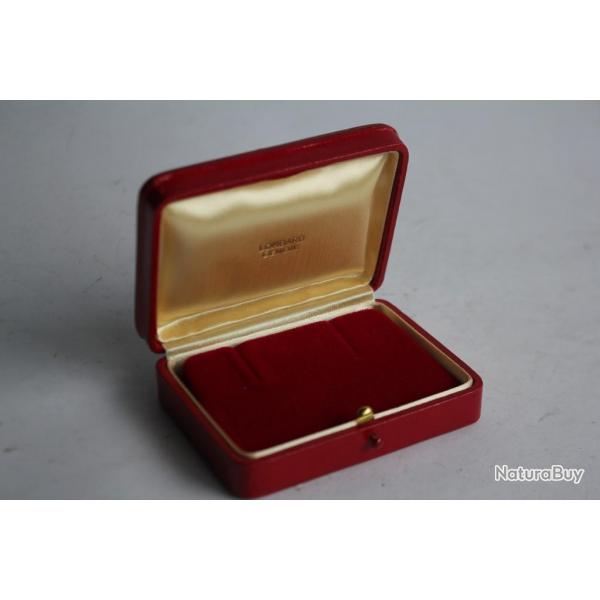 LOMBARD crin pour bijoux cuir rouge