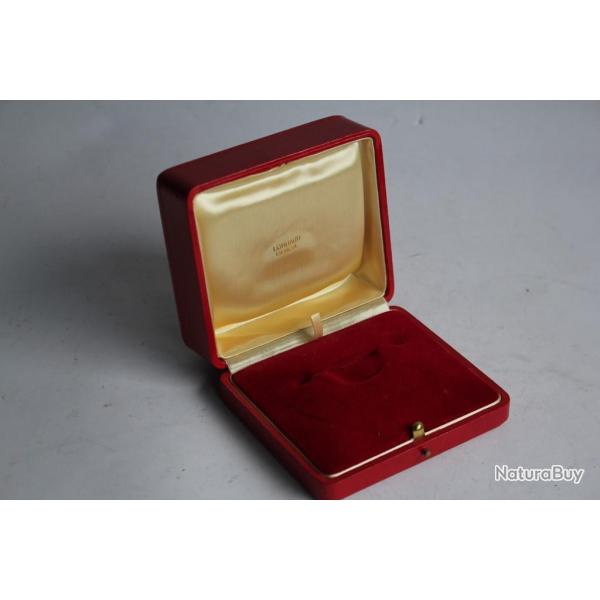 LOMBARD crin pour bijoux cuir rouge