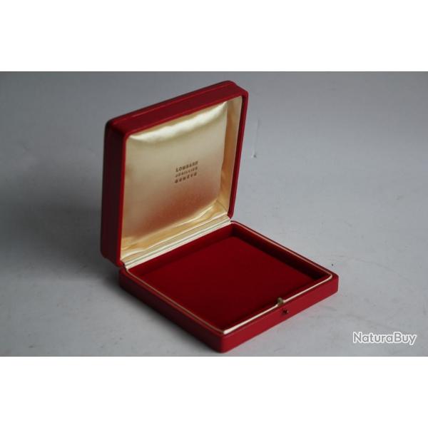 LOMBARD crin pour bijoux cuir rouge