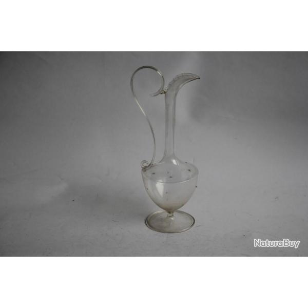 Ancien Vase soliflore verre souffl Aiguire