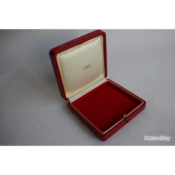 LOMBARD crin pour bijoux cuir rouge