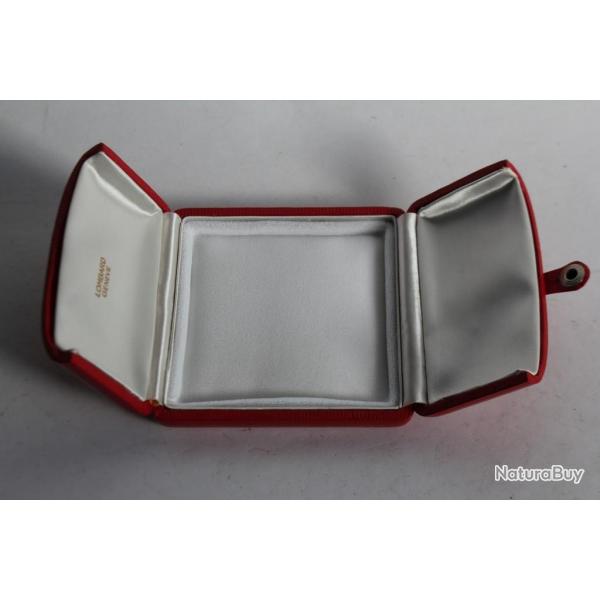 LOMBARD crin pour bijoux cuir rouge