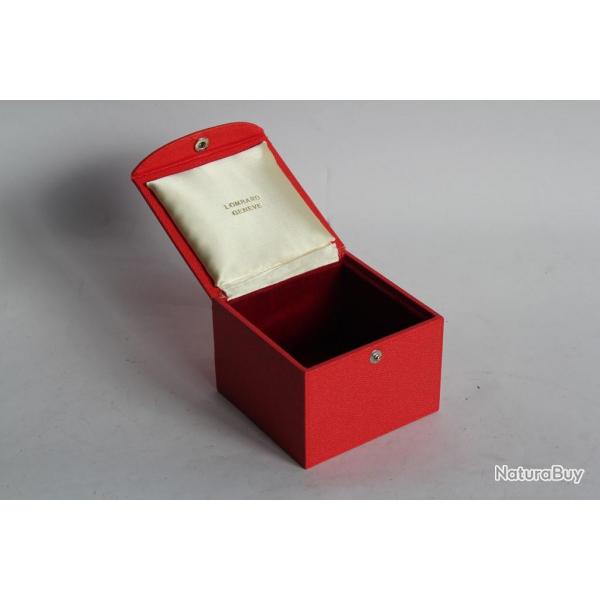 LOMBARD crin long pour bijoux cuir rouge