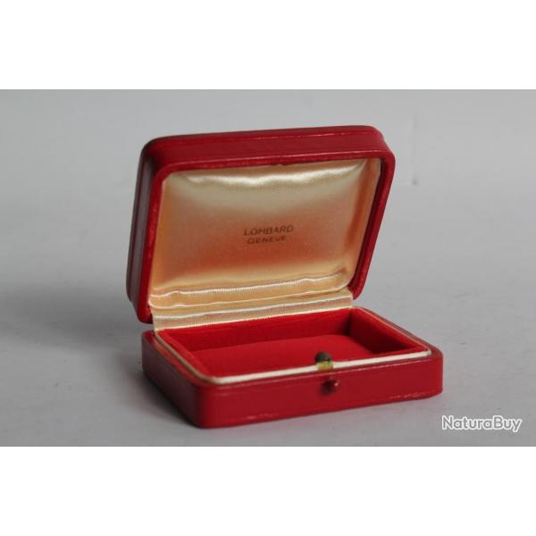 LOMBARD crin long pour bijoux cuir rouge