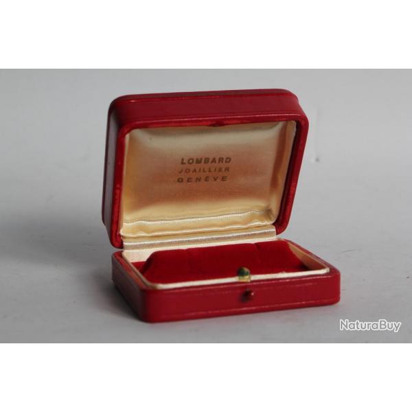 LOMBARD crin long pour bijoux cuir bordeaux boutons de manchette