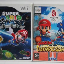 Jeux Wii Super Mario Galaxy + Mario & Sonic at the Olympic games