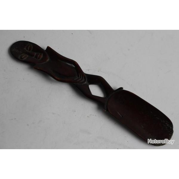 Cuillre rituelle os Art ethnique africain Lega Congo