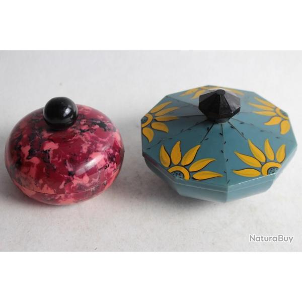 Boites Cellulod Art dco