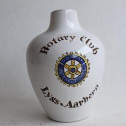 Vase céramique Rapperswiler Rotary Club Lyss-Aarberg