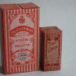 Anciennes boites publicitaires Talc de Venise