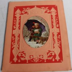 Cahier d'écolier voeux aux parents pour le nouvel an 1897