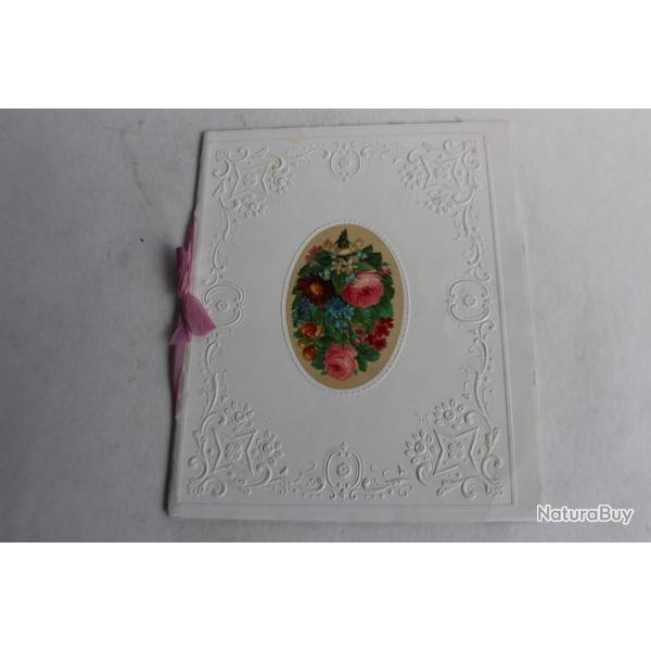 Cahier d'colier voeux a Marraine pour le nouvel an 1870